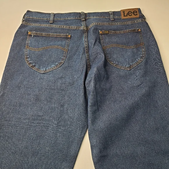 MENS LEE LEGENDARY RELAXED STRAIGHT JEAN:NIGHT SHADE Size 38x29 - Picture 9 of 11